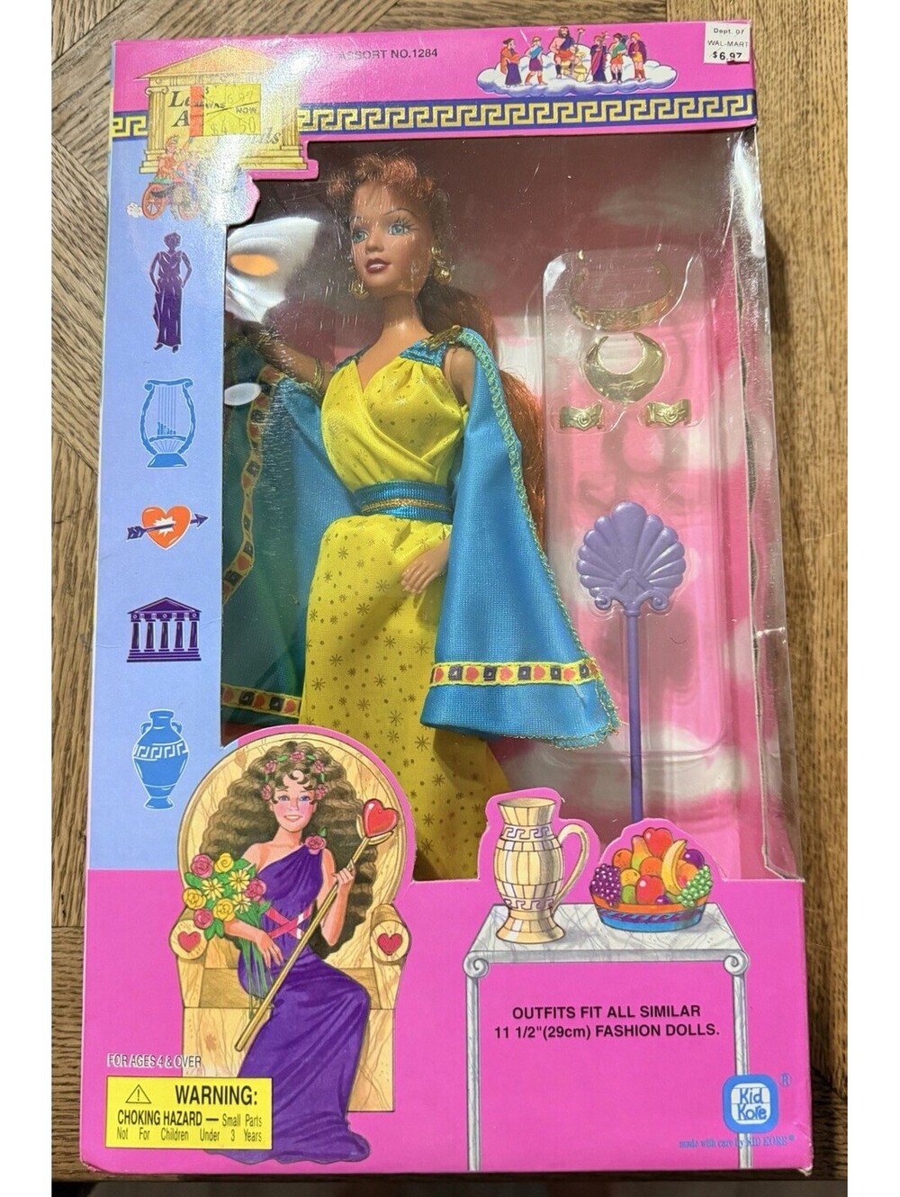 Kid Kore Legends of Ancient Lands - #1284 - 1996 Vtg NIB Fashion Doll Red Hair